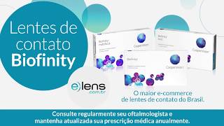 BIOFINITY  LENTES DE CONTATO  ELENS [upl. by Witkin]