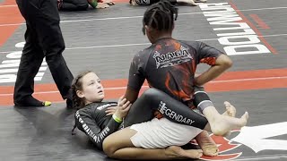 Girls NoGi Submission Grappling Caylee Preston Win [upl. by Kciremed763]