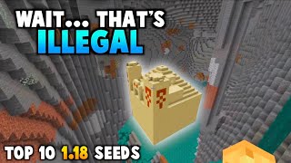 The 10 Best Seeds For Minecraft 118 So Far [upl. by Dibri]