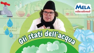 Gli stati dellacqua  Renato lo scienziato Educational MelaEducational [upl. by Acemaj]