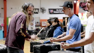 9R by Mike Jackson  2018 Broken City Drumline Rehearsal [upl. by Aihtyc]