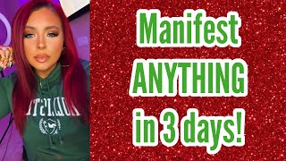 You CAN manifest ANYTHING in 3 days  even your SP [upl. by Rogozen]