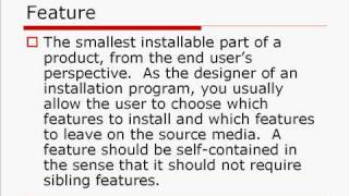 MSI  Installation Fundamentals  Installshield 2009 [upl. by Yrroc]