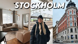 Moving to Stockholm Sweden 🇸🇪 my first impressions apartment tour amp exploring the city [upl. by Eseela]