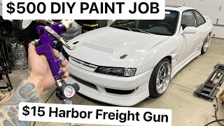 My 500 DIY Paint Job With a 15 Harbor Freight Paint Gun [upl. by Eveline]