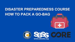 Disaster Preparedness How to Pack a GoBag [upl. by Natividad943]