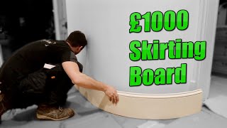 Perfect Curved Skirting Boards  No hacks  Just Quality [upl. by Anitsud]