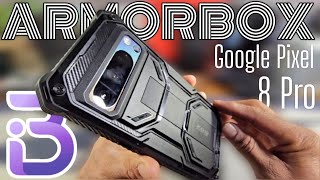 iBlason ArmorBox Rugged Case wBuiltin Screen Protector Review  Google Pixel 8 Pro [upl. by Amsed604]