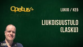 Liukoisuustulo lasku [upl. by Lotsirhc]