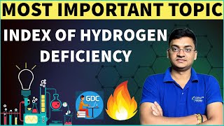 INDEX OF HYDROGEN DEFICIENCY  IMPORTANT TOPIC OF CHEMISTRY  GPAT NIPER DI PHARMACIST gpat2024 [upl. by Winifred]