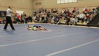 Altadena vs KMS Middle School Duals 73lbs [upl. by Calendra]