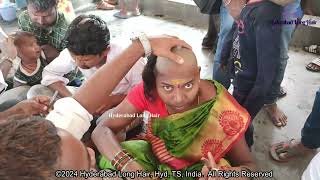 Bobbed Hair Women Tonsure  Hyderabad Long Hair [upl. by Ridglee197]