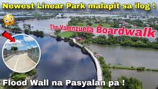 Bagong Boardwalk sa Valenzuela Bukas na  Linear Park at Flood Wall na  Valenzuela City  Oct 2024 [upl. by Dibb]