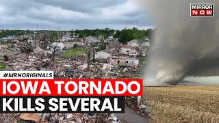 Tornado Hits Iowa  Tornado Devastates Iowa Town Killing Multiple People  World News [upl. by Manya147]