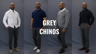 How To Wear Grey Chinos [upl. by Grose]