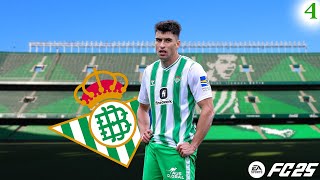 FC25  CARRIERE MANAGER REAL BETIS  QUE CEST DUR 4 [upl. by Lourie]