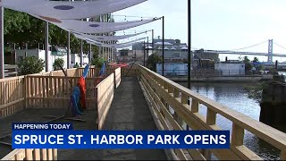 Spruce Street Harbor Park kicks off the summer season [upl. by Ahsekyw]