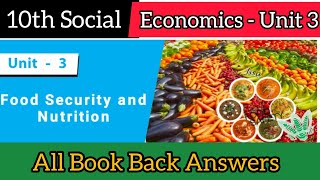 10th Social Economics chapter 3 book back question with answers  10th social book back answers [upl. by Nahrut]