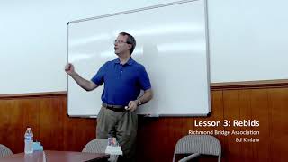 How to rebid Standard American Lesson 3 of 24 [upl. by Nimajeb]