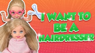 Barbie  I Want to Be a Hairdresser  Ep154 [upl. by Aihsoem]