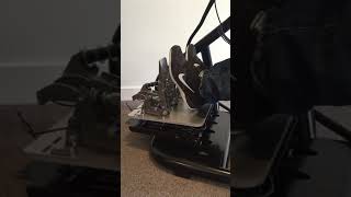 Heusinkveld Pro Pedals flex demo on Trak Racer RS6 Simulator [upl. by Ambrogino406]