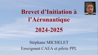 Présentation du BIA Brevet dInitiation à lAéronautique 20242025 [upl. by Ahsiekit]