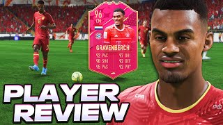 PORQUE ELE É TÃO BARATO ELE É RUIM 🤔  RYAN GRAVENBERCH 96  FUTTIES PLAYER REVIEW I FIFA 23 UT [upl. by Yecats531]