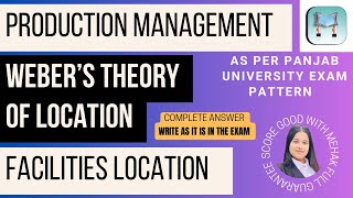 webers theory of industrial location  webers theory of plant location  Facilities location [upl. by Leonard]