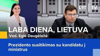 Prezidento susitikimas su kandidatu į ministrus  20240320 [upl. by Sirotek461]