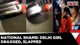 Delhi Road Rage Woman Dragged By Car For Asking To Give Way  Delhi Police  Latest English News [upl. by Senn]