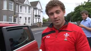 Ticket drop with Leigh Halfpenny  WRU TV [upl. by Atiz]