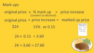 Markup and Discounts [upl. by Rolland234]