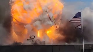 Explosion at industrial play in Frederick MO caught on camera Oct 30 2024 [upl. by Chancellor]