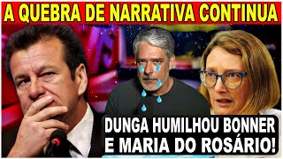 EITA VIROU MODA DESMENTIR NARRATIVAS TÉCNICO DUNGA HUMILHA WILLIAN BONNER E MARIA DO RASÁRIO [upl. by Wilhelmina]