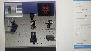 Michelsons Interferometer Refractive index of glass plate [upl. by Pellegrini841]