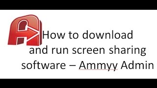 How to download and run Ammyy Admin [upl. by Etnahsal]