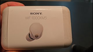 Unboxing The Sony WF1000XM5 Earbuds👌🔊 [upl. by Gambell]