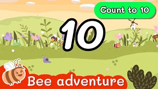 Count to 10 In English  Counting Video For Kids  Kids Learning  Flatstone Grove [upl. by Neerual]