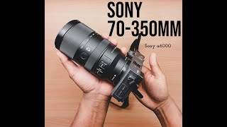 Sony 70350mm F4563 G OSS Unboxing  sony lens for aps c camera [upl. by Us]