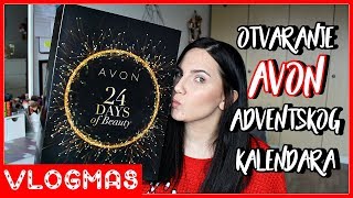 Otvaranje AVON adventskog kalendara 2018  VLOGMAS ☃️💄 [upl. by Riabuz222]