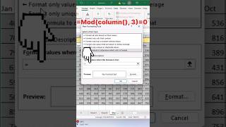 Master conditional formatting in ms excel  excel shortvideo exceltips youtubeshorts [upl. by Bushore168]