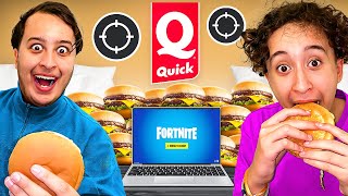 1 KILL  1 CROC dans notre BURGER de chez QUICK  GIANT MAX [upl. by Hunfredo]