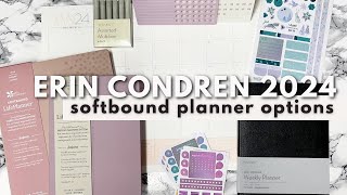 2024 ERIN CONDREN SOFTBOUND PREVIEW  Look Inside NEW Lifeplanner amp Focused Planner  Compare Sizes [upl. by Alracal]