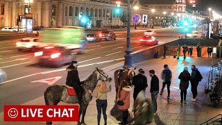 LIVE Nevskiy avenue St Petersburg Russia Gostiny Dvor Невский пр СанктПетербург Гостиный двор [upl. by Einra]