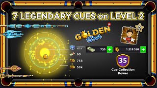 8 Ball Pool Level 2  Cash 720 Coins 15M  7 Legendary Cues  60 Golden Shots  Gaming With K [upl. by Carlyle]