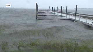 Wakulla County conditions deteriorate as Hurricane Helene nears [upl. by Aylsworth252]