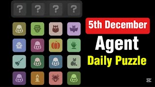 Agent 301 Puzzle Today 05 December  Agent 301 Daily Combo Card  Agent 301 Puzzle [upl. by Allenrac]