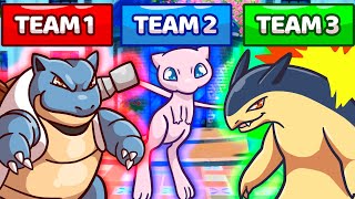 We use ALL of our Starter Pokemon to build teams then battle [upl. by Ahseekan]