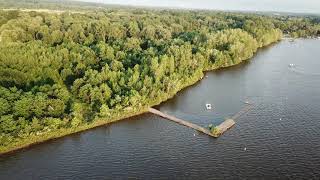 Abandoned Chippewa Lake Amusement Park Medina Ohio Birds Eye View Raw Drone Footage [upl. by Ivor732]