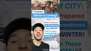 Toronto WINTER Is Coming Heres How Our City Is Prepared For Snowstorms toronto winteriscoming [upl. by Lashond]